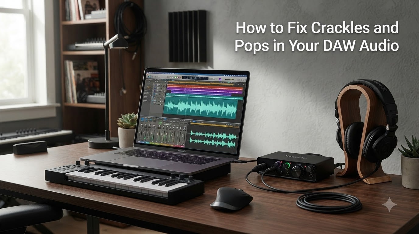 How to Fix Crackles and Pops in Your DAW Audio