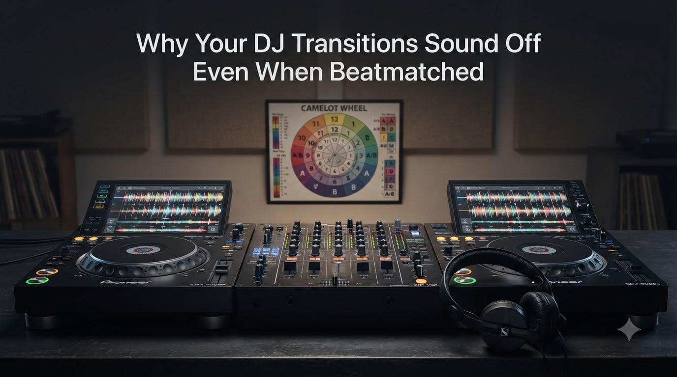 Why Your DJ Transitions Sound Off Even When Beatmatched
