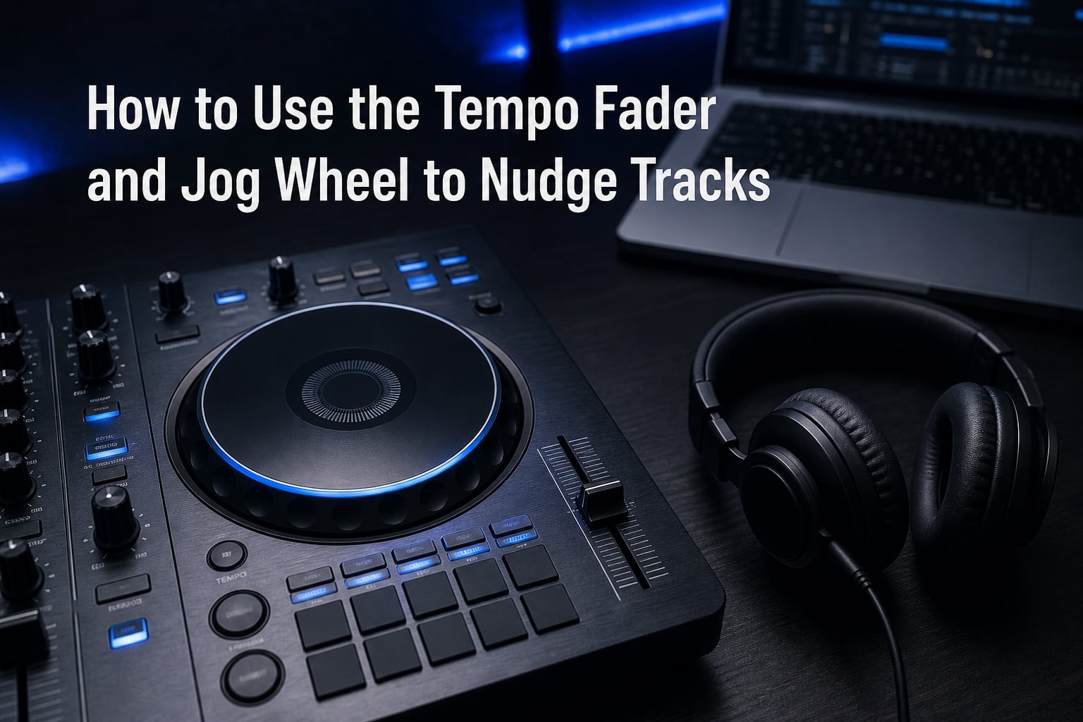 How to Use the Tempo Fader and Jog Wheel to Nudge Tracks