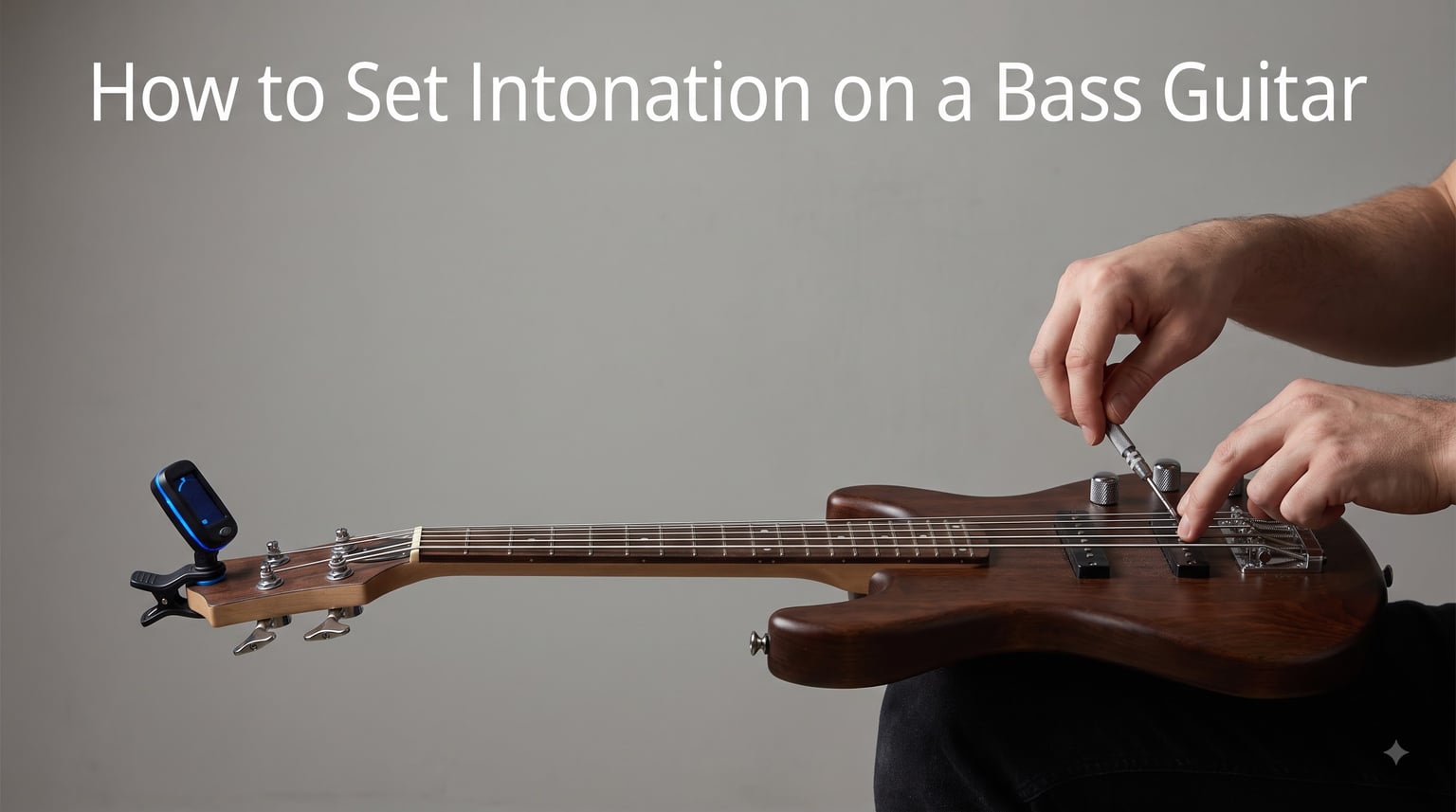 How to Set Intonation on a Bass Guitar