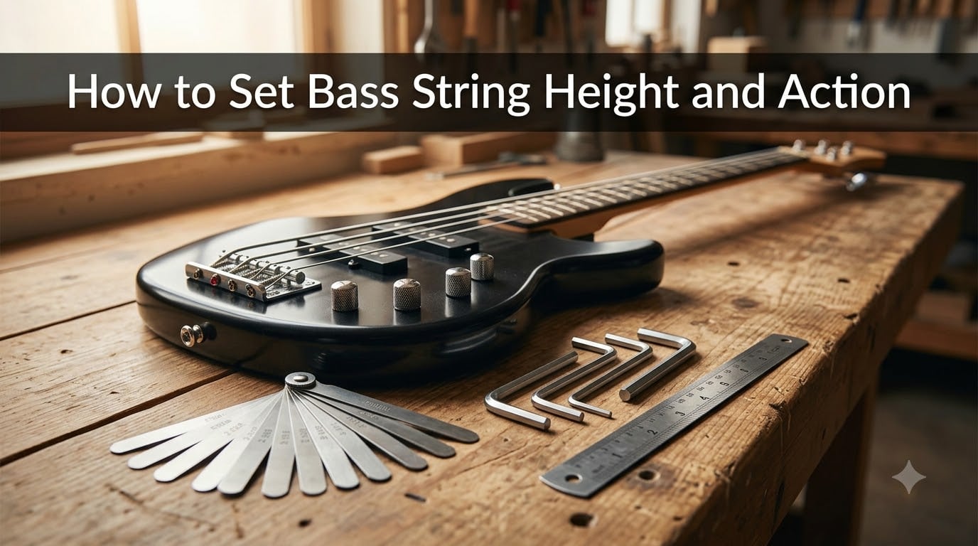How to Set Bass String Height and Action