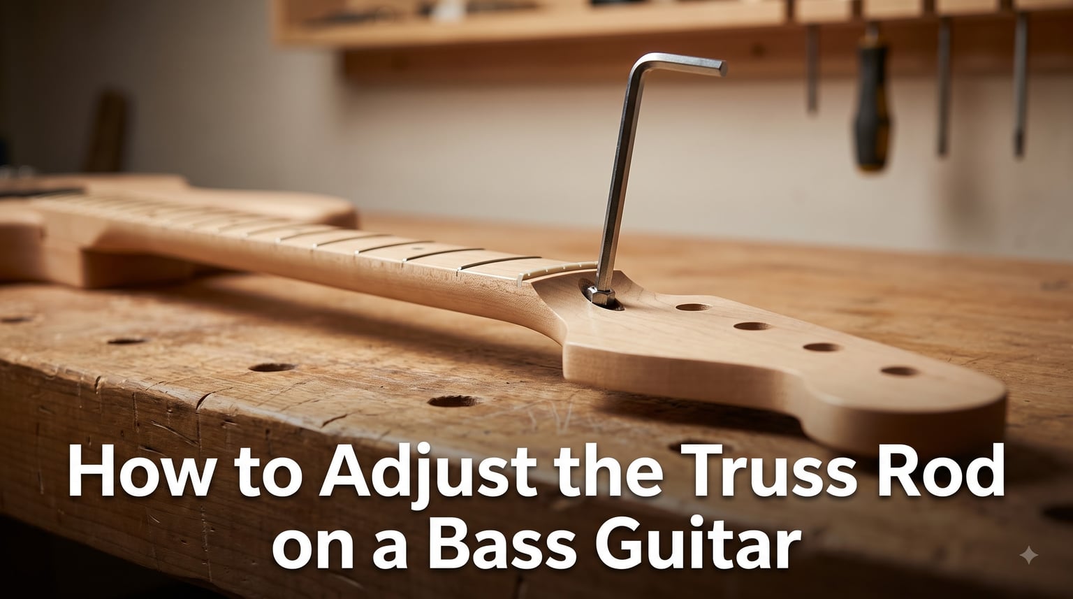 How to Adjust the Truss Rod on a Bass Guitar