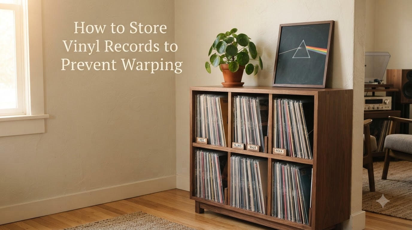 How to Store Vinyl Records to Prevent Warping