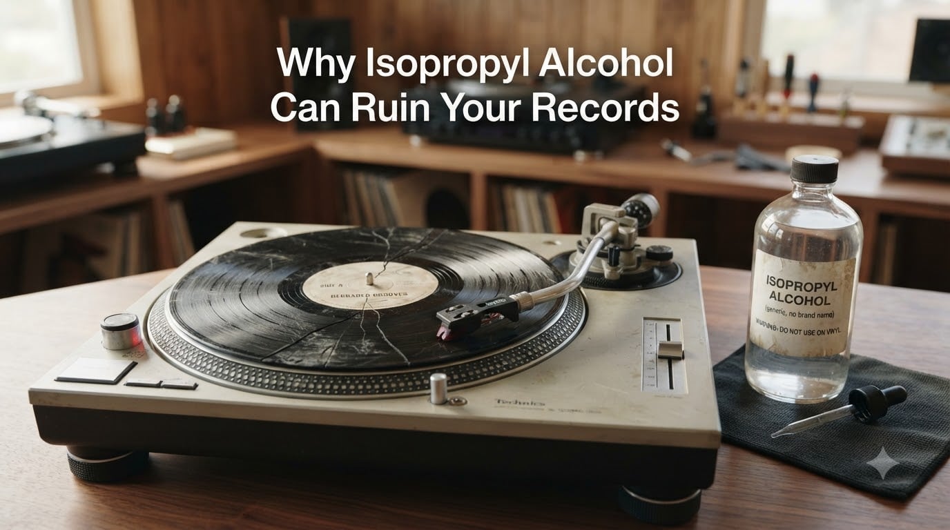 Why Isopropyl Alcohol Can Ruin Your Records