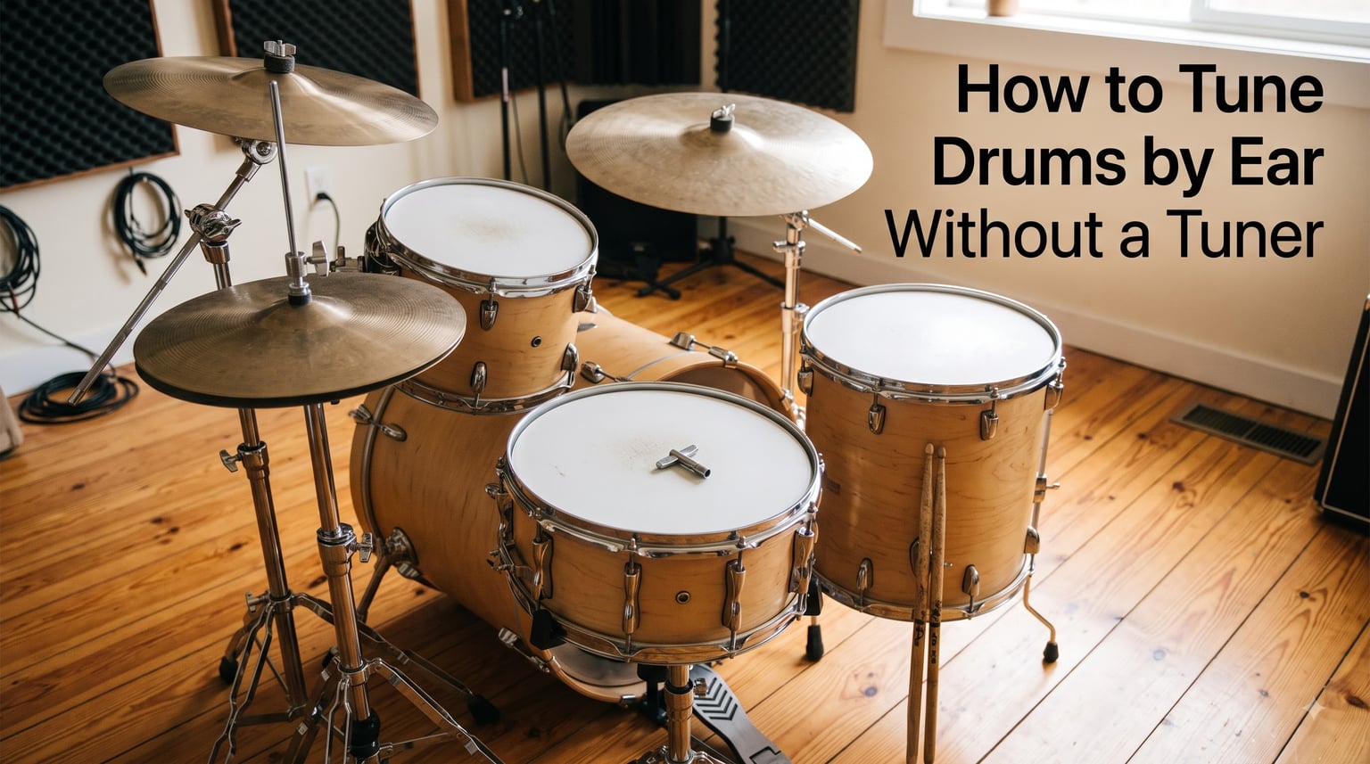 How to Tune Drums by Ear Without a Tuner