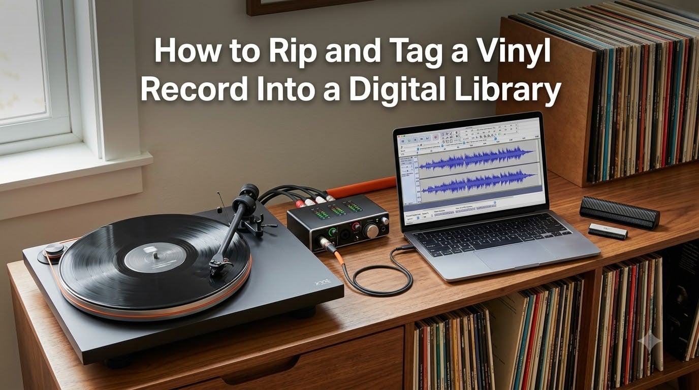 How to Rip and Tag a Vinyl Record Into a Digital Library