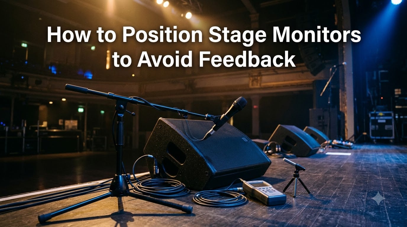 How to Position Stage Monitors to Avoid Feedback