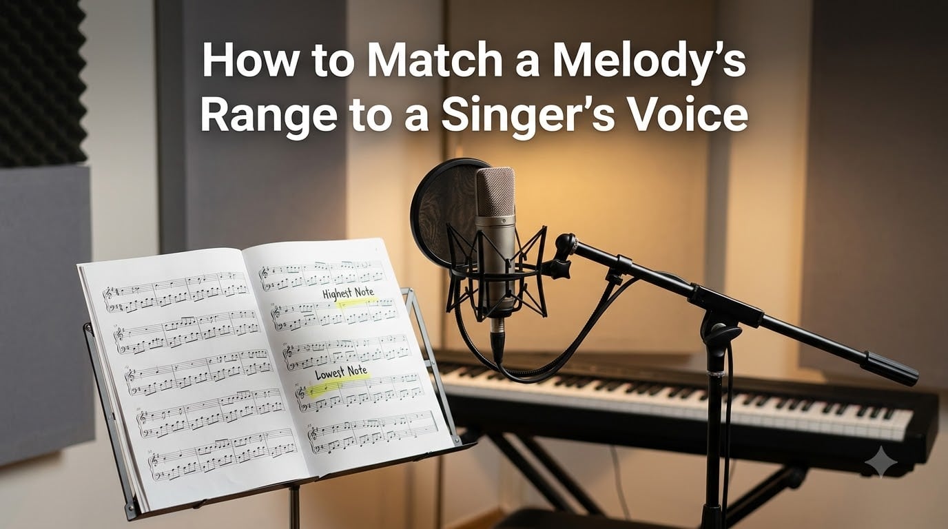How to Match a Melody's Range to a Singer's Voice