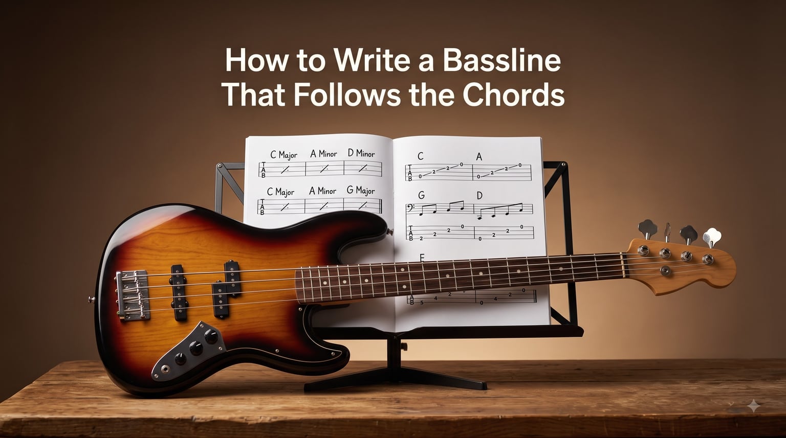 How to Write a Bassline That Follows the Chords
