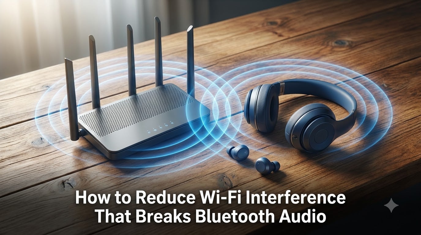 How to Reduce Wi-Fi Interference That Breaks Bluetooth Audio