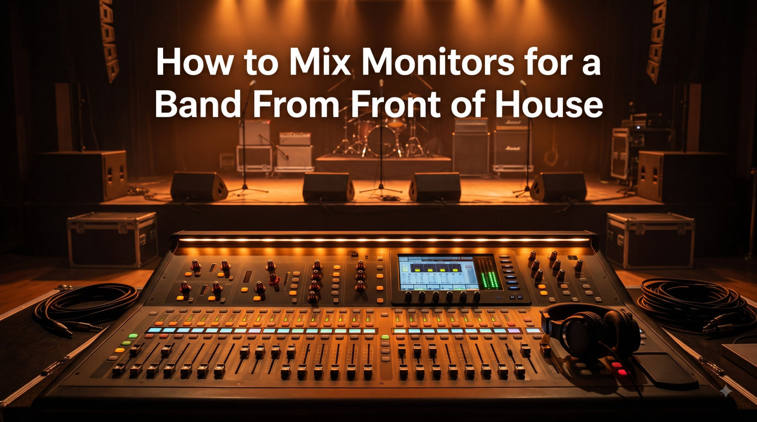 How to Mix Monitors for a Band From Front of House