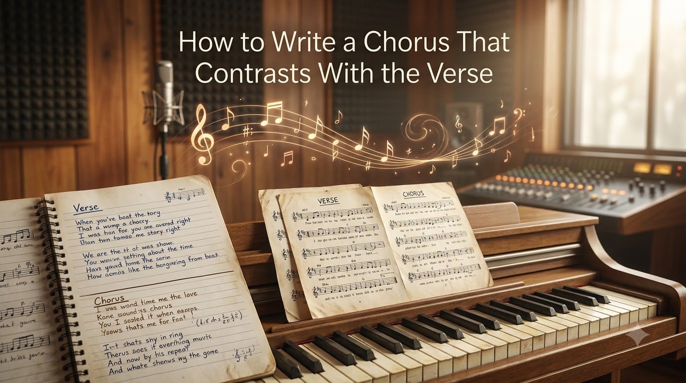 How to Write a Chorus That Contrasts With the Verse