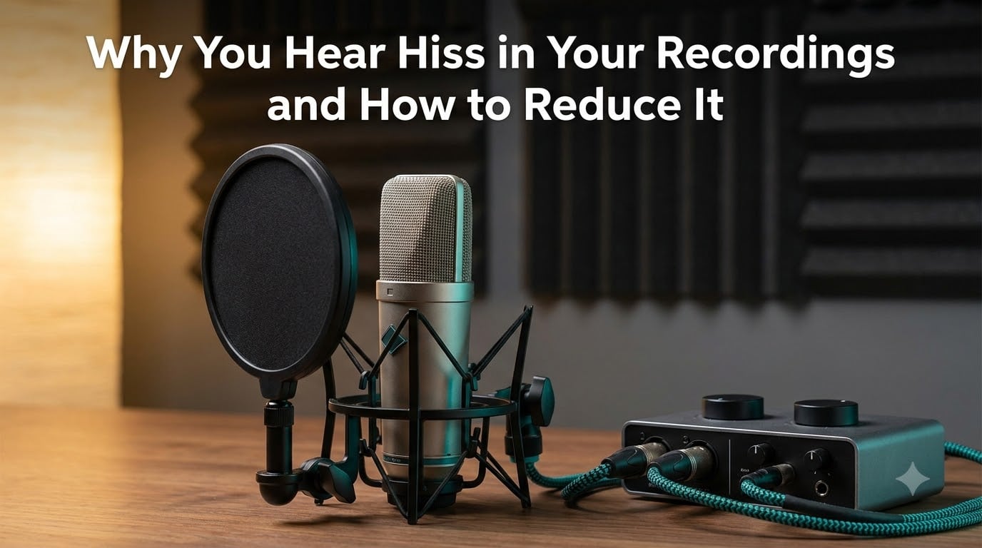 Why You Hear Hiss in Your Recordings and How to Reduce It