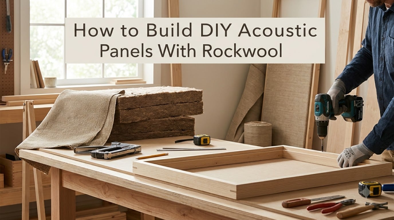How to Build DIY Acoustic Panels With Rockwool