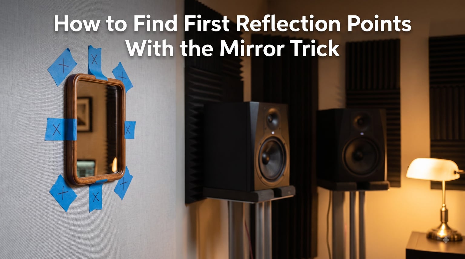 How to Find First Reflection Points With the Mirror Trick