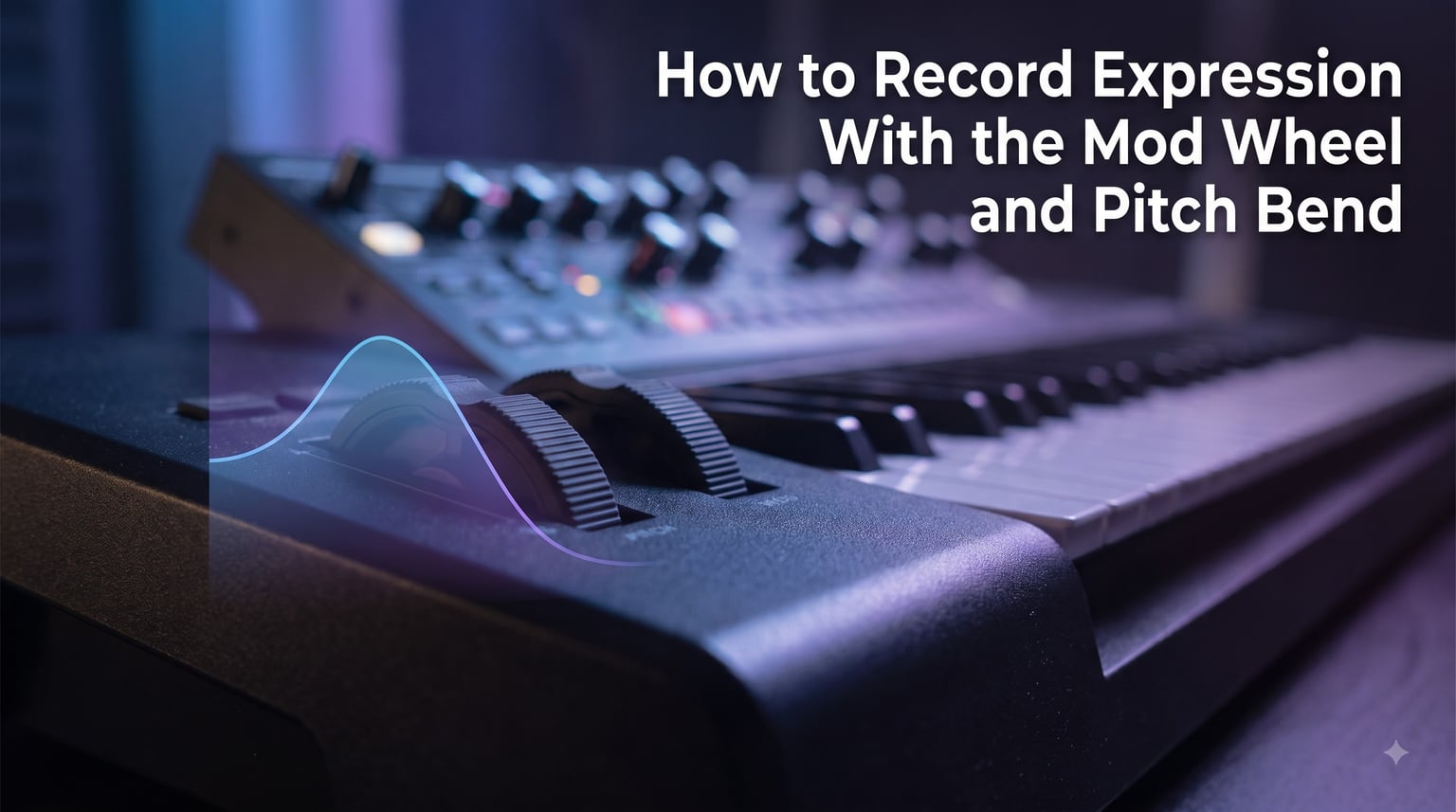 How to Record Expression With the Mod Wheel and Pitch Bend
