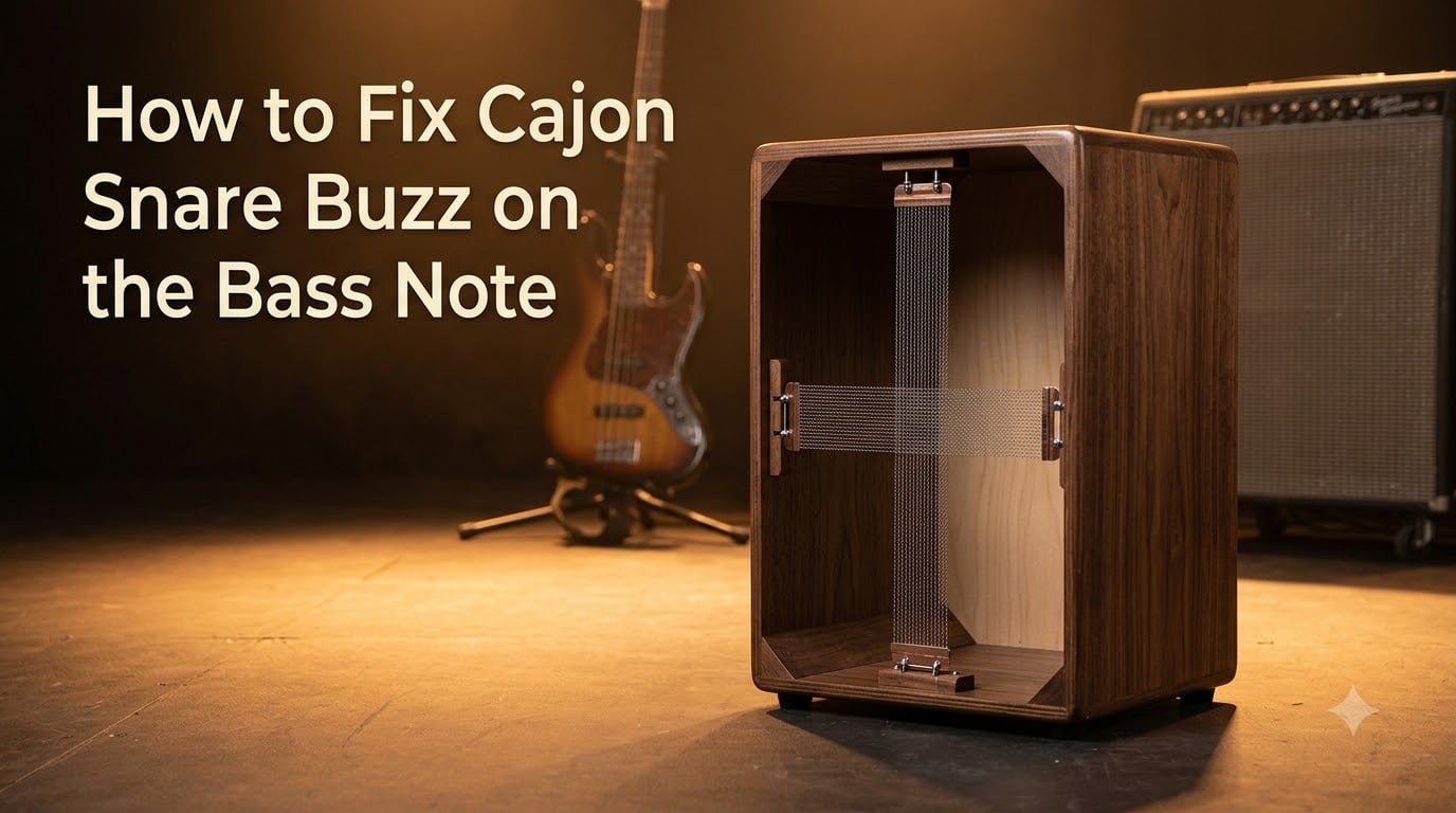 How to Fix Cajon Snare Buzz on the Bass Note