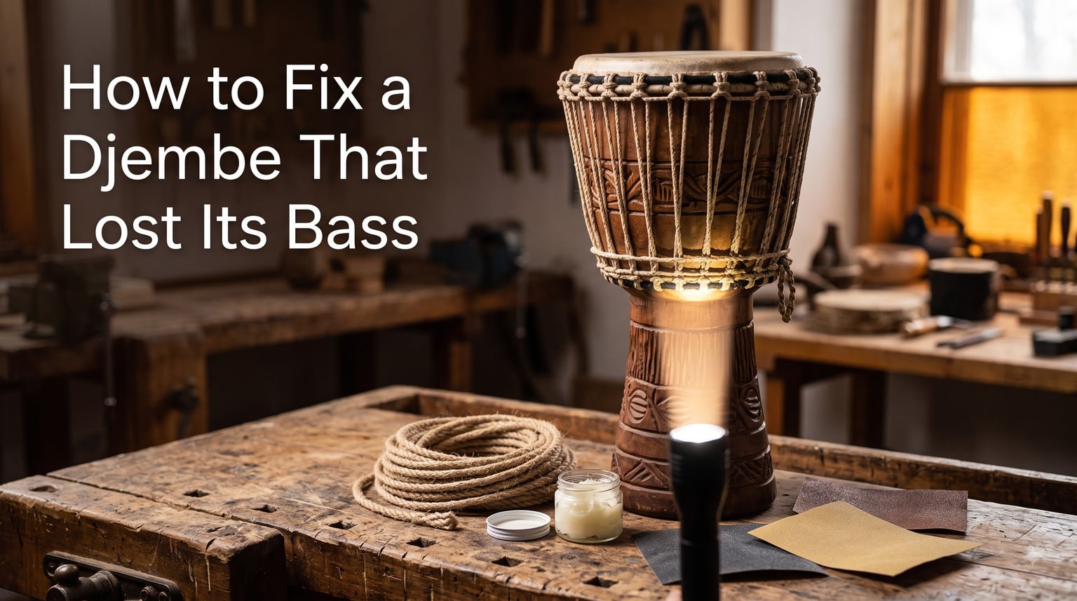 How to Fix a Djembe That Lost Its Bass