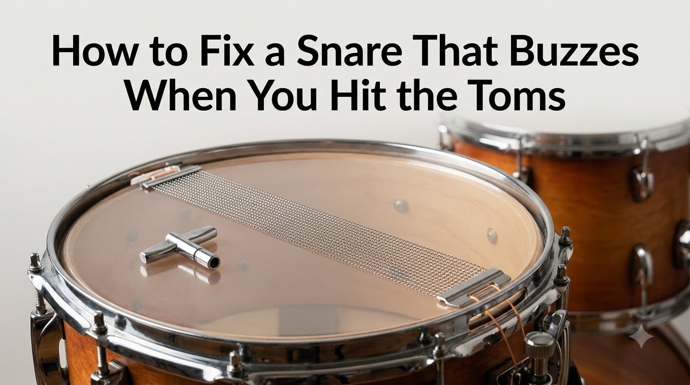 How to Fix a Snare That Buzzes When You Hit the Toms