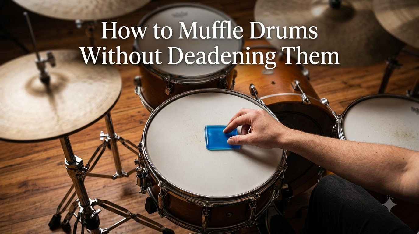 How to Muffle Drums Without Deadening Them