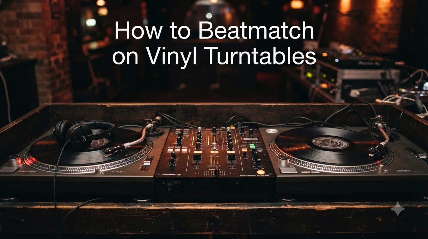 How to Beatmatch on Vinyl Turntables