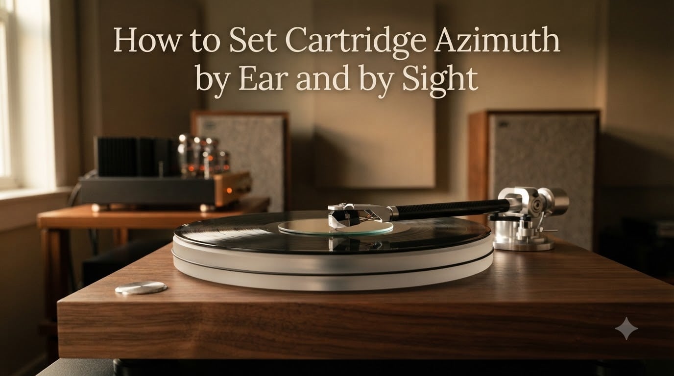 How to Set Cartridge Azimuth by Ear and by Sight