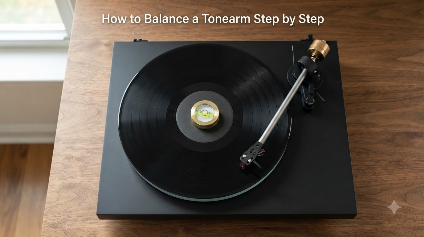How to Balance a Tonearm Step by Step