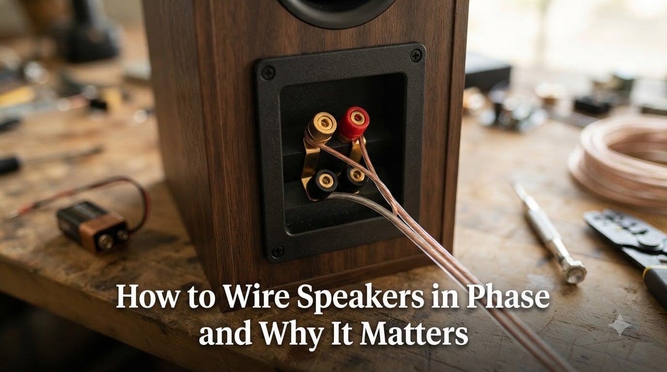 How to Wire Speakers in Phase and Why It Matters