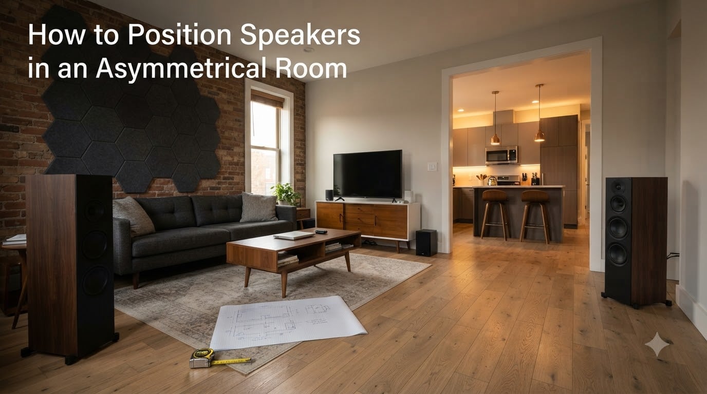 How to Position Speakers in an Asymmetrical Room
