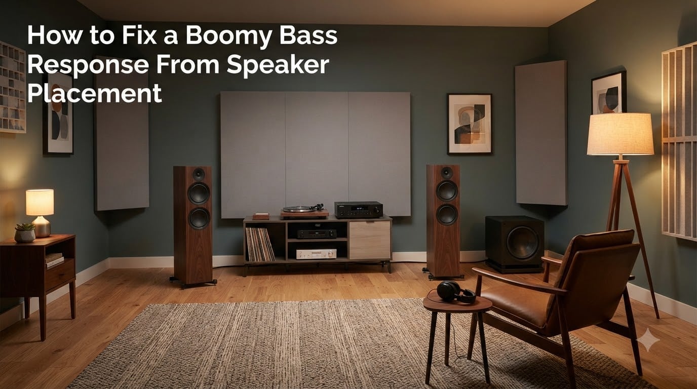 How to Fix a Boomy Bass Response From Speaker Placement