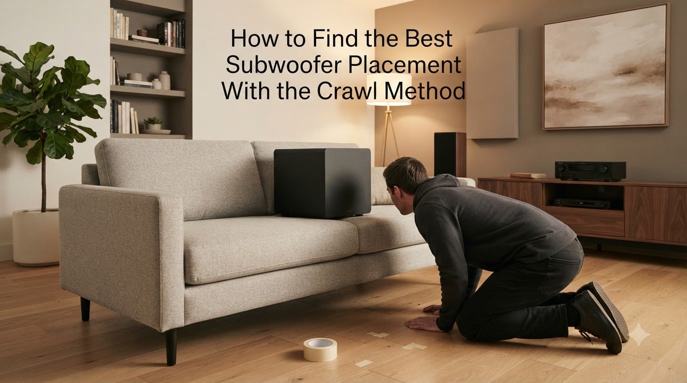 How to Find the Best Subwoofer Placement With the Crawl Method