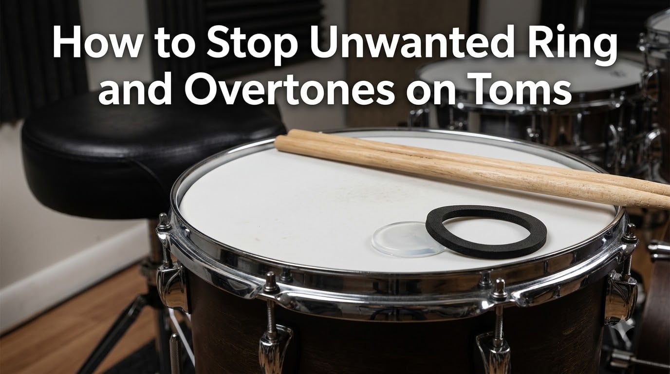 How to Stop Unwanted Ring and Overtones on Toms