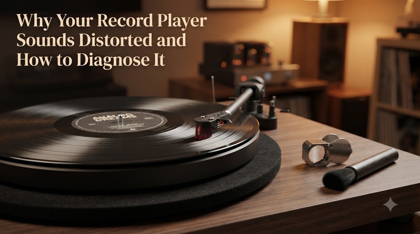 Why Your Record Player Sounds Distorted and How to Diagnose It