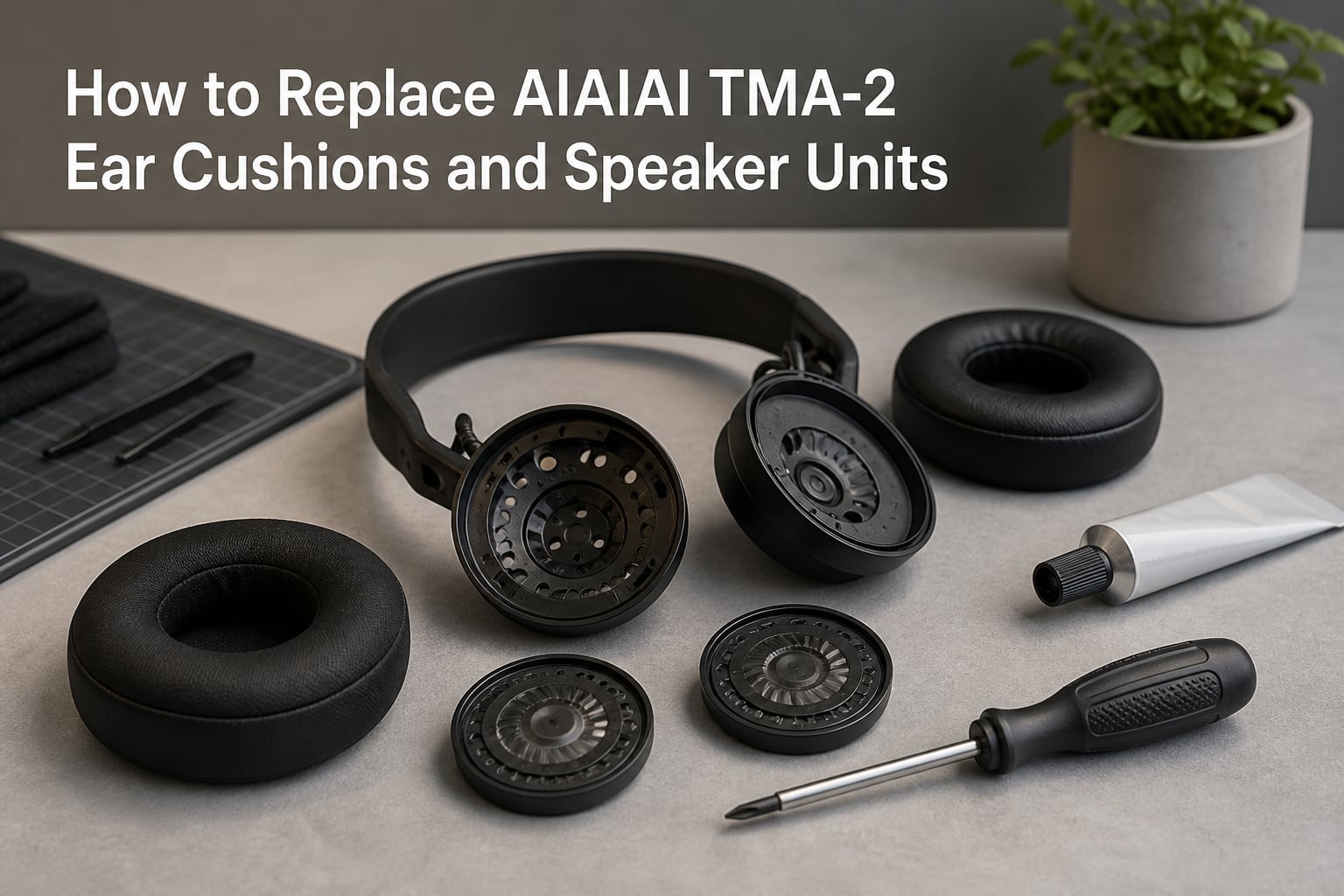 How to Replace AIAIAI TMA-2 Ear Cushions and Speaker Units