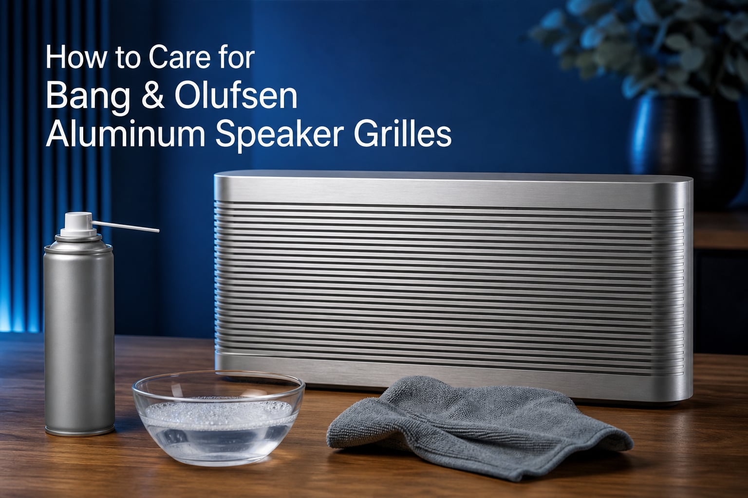 How to Care for Bang & Olufsen Aluminum Speaker Grilles
