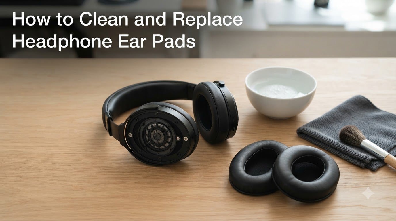 How to Clean and Replace Headphone Ear Pads