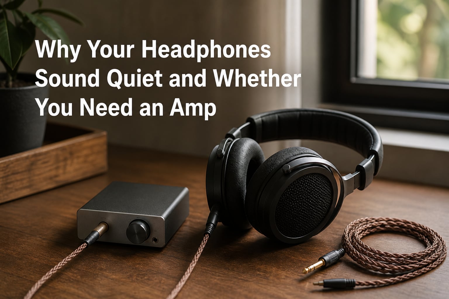 Why Your Headphones Sound Quiet and Whether You Need an Amp