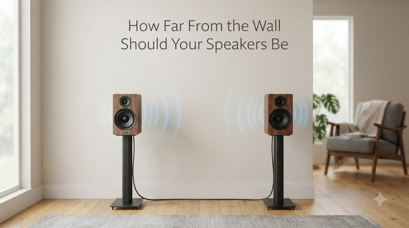 How Far From the Wall Should Your Speakers Be