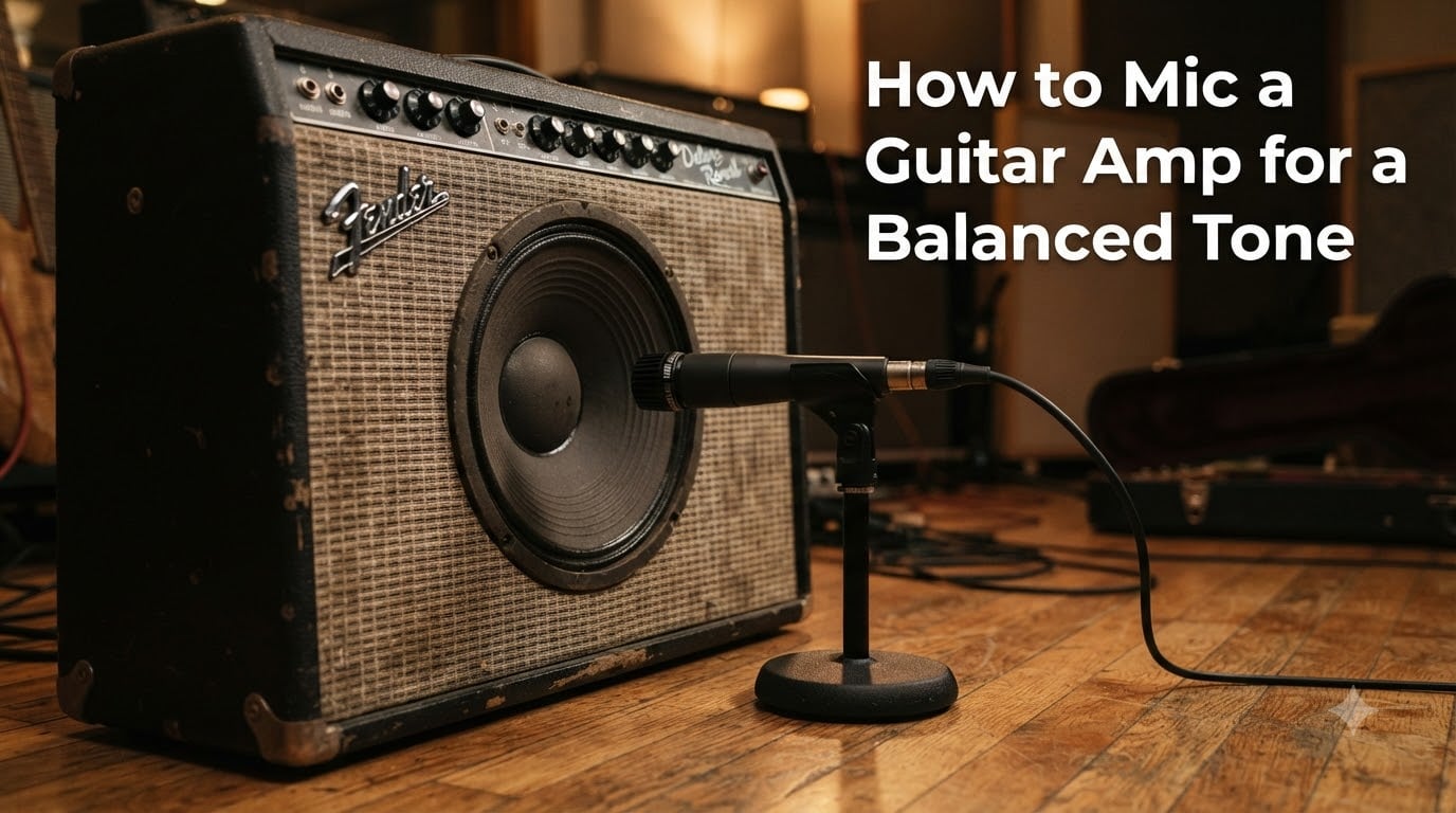 How to Mic a Guitar Amp for a Balanced Tone