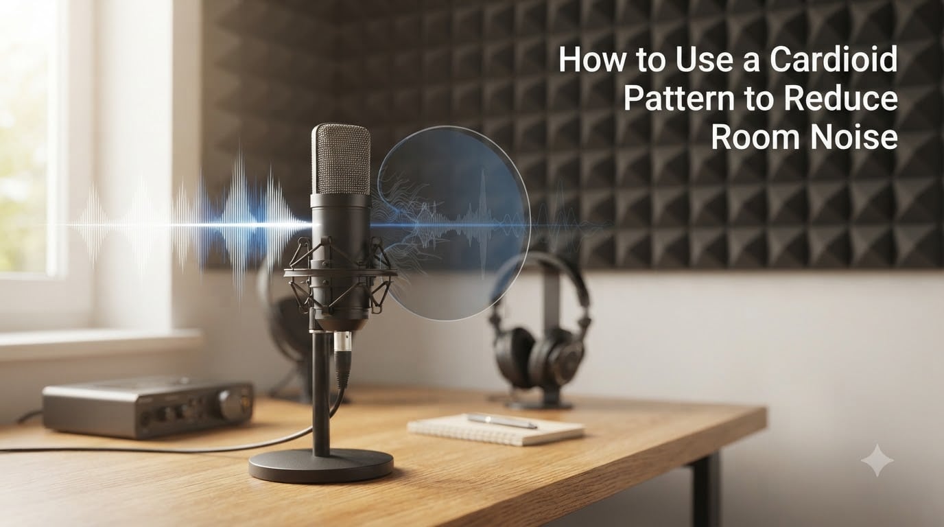 How to Use a Cardioid Pattern to Reduce Room Noise
