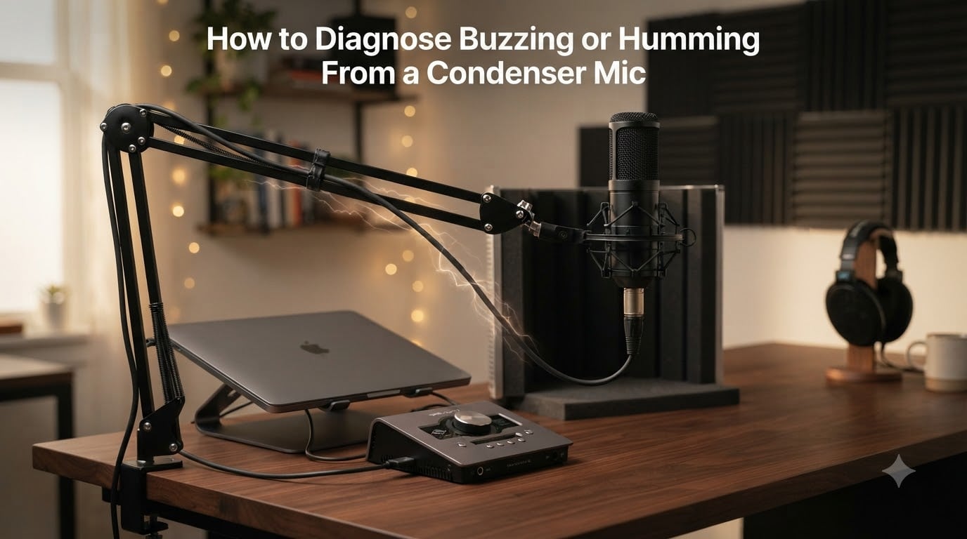 How to Diagnose Buzzing or Humming From a Condenser Mic