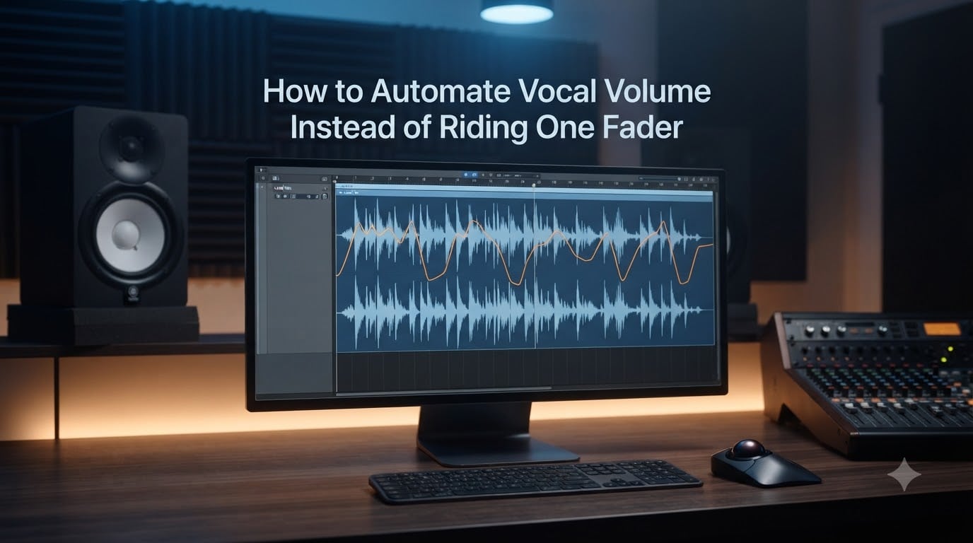How to Automate Vocal Volume Instead of Riding One Fader