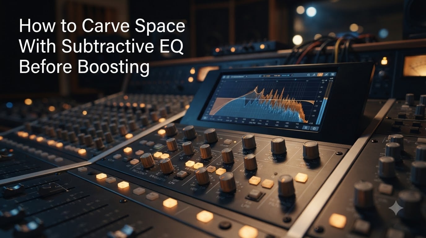 How to Carve Space With Subtractive EQ Before Boosting