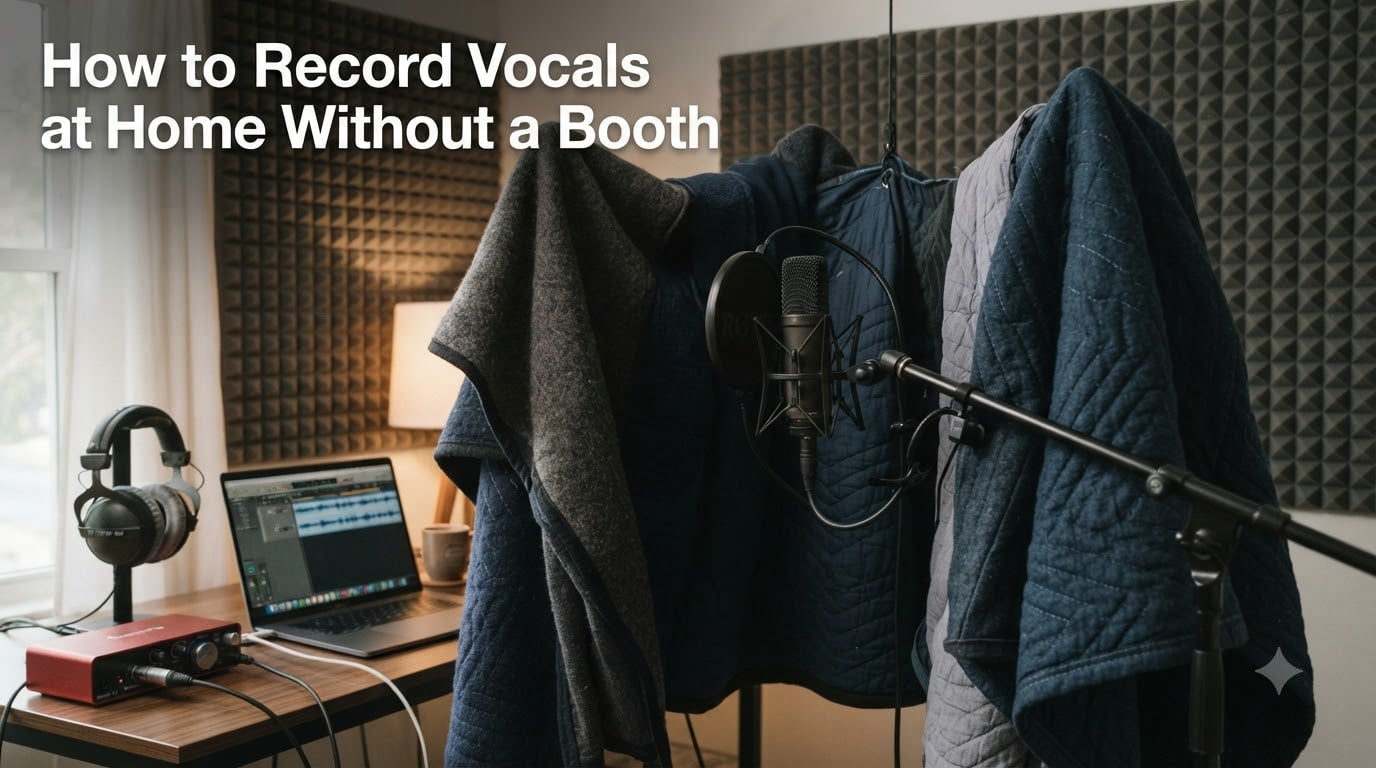 How to Record Vocals at Home Without a Booth