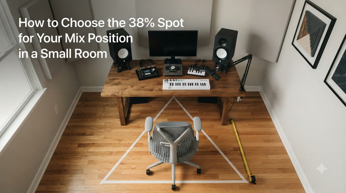 How to Choose the 38% Spot for Your Mix Position in a Small Room