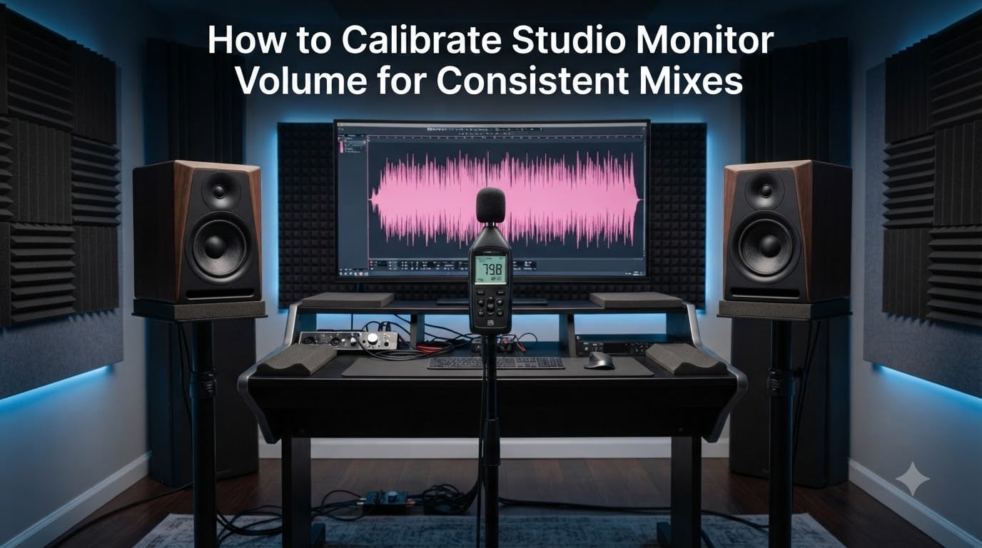 How to Calibrate Studio Monitor Volume for Consistent Mixes