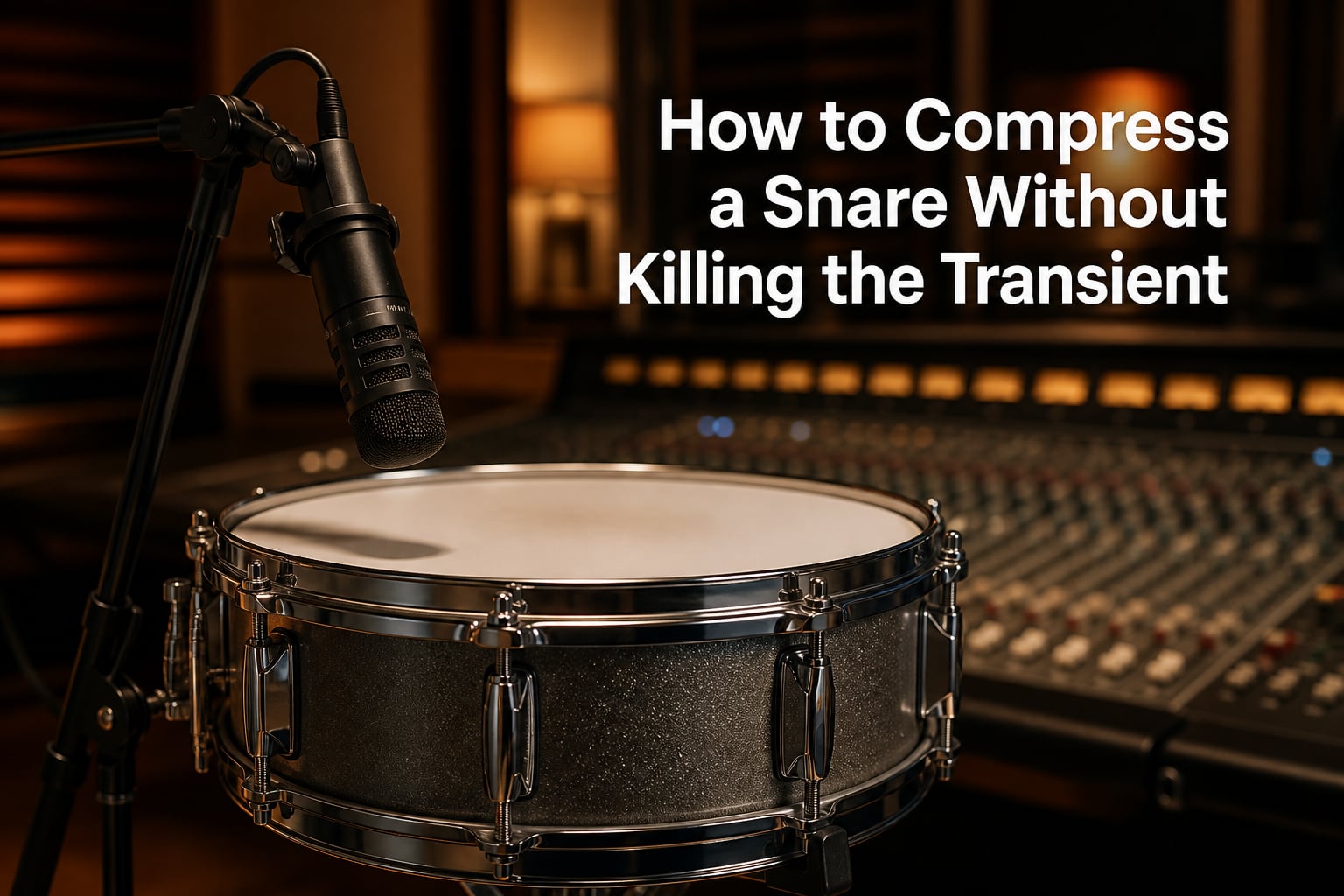 How to Compress a Snare Without Killing the Transient