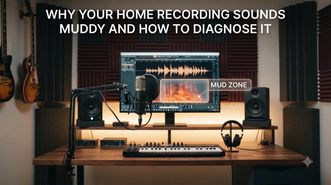 Why Your Home Recording Sounds Muddy and How to Diagnose It