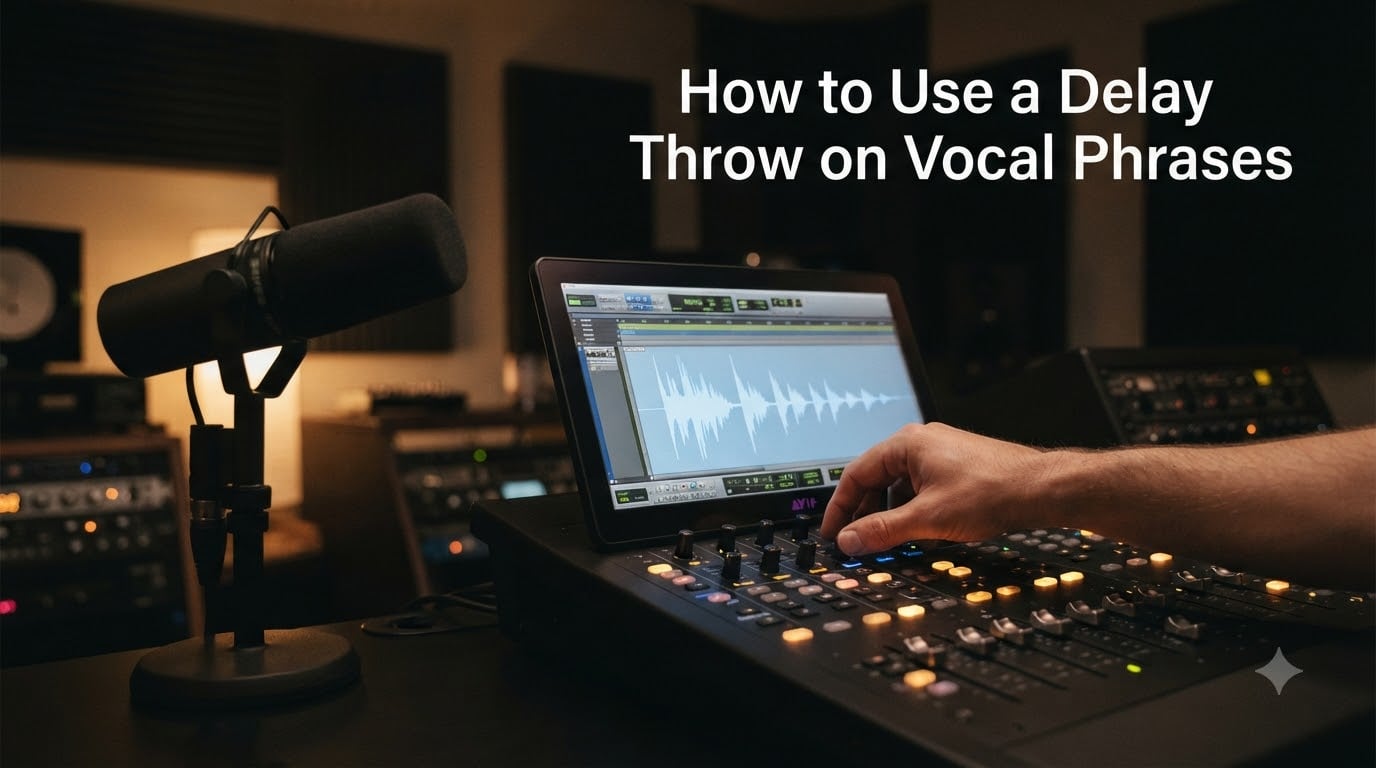 How to Use a Delay Throw on Vocal Phrases