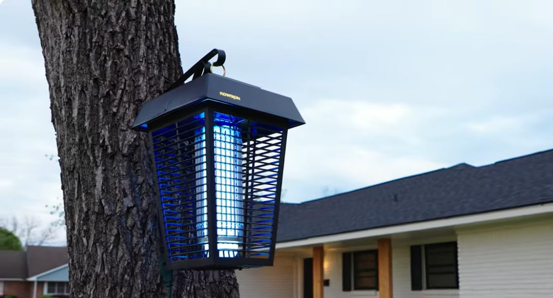 Flowtron Bug Zapper, 1.5 Acre Outdoor, Two 40W UV Bulb, 5600V Zap, Black customer photo 2